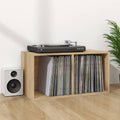 Schallplatten-Aufbewahrungsbox Sonoma Eiche 71x34x36 cm