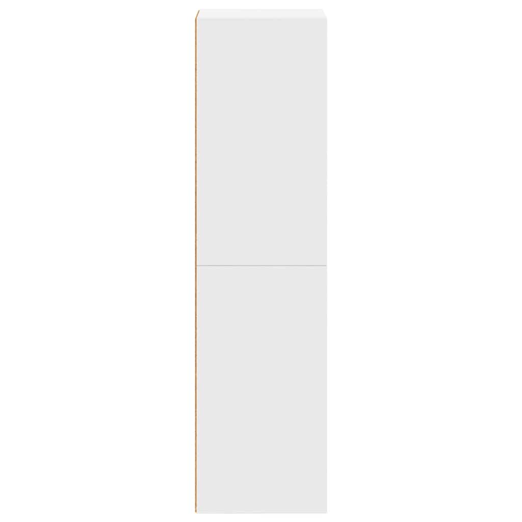 Bücherregal/TV-Schrank Weiß 36x30x114 cm Holzwerkstoff
