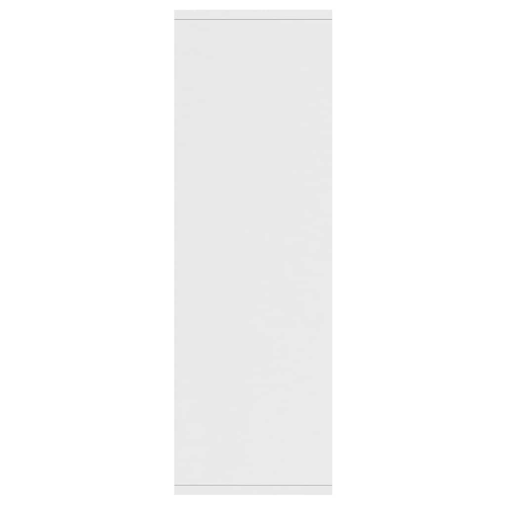 Bücherregal/Sideboard Weiß 50x25x80 cm Holzwerkstoff