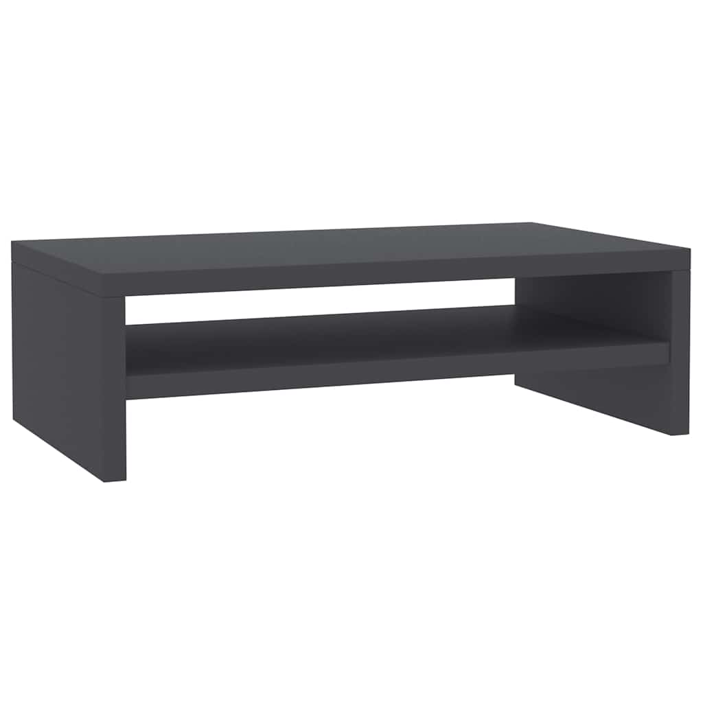 Monitorständer Grau 42x24x13 cm Holzwerkstoff