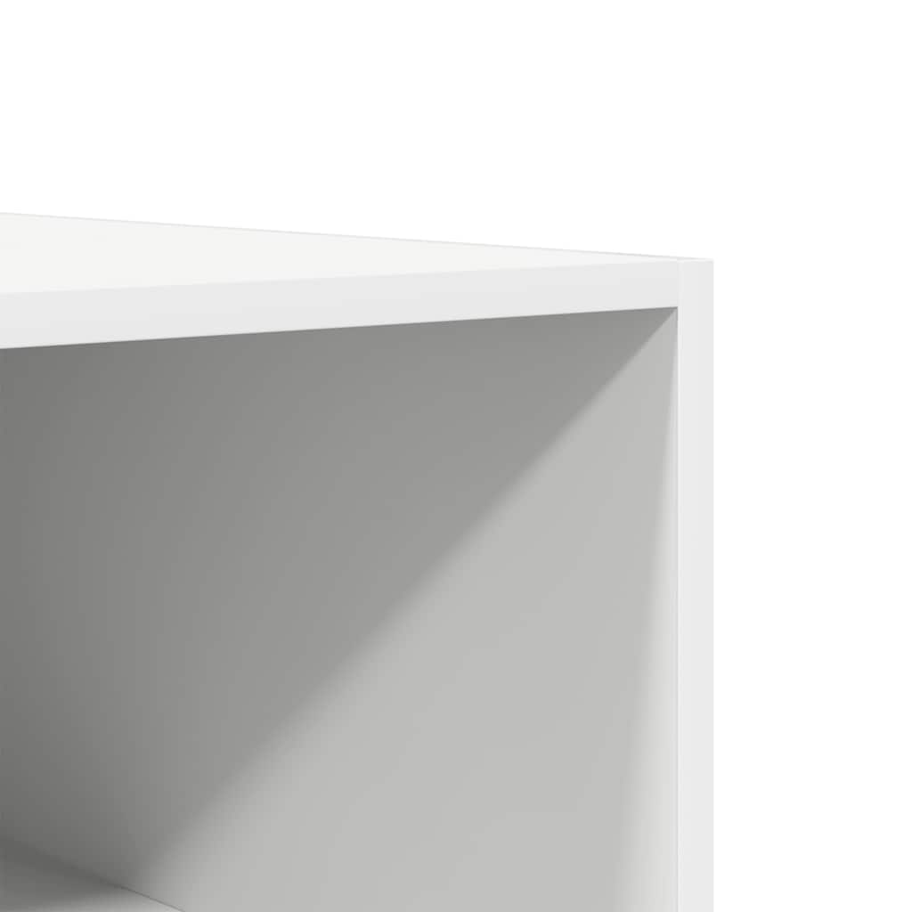 Kleiderschrank Weiß 100×50×200 cm Holzwerkstoff