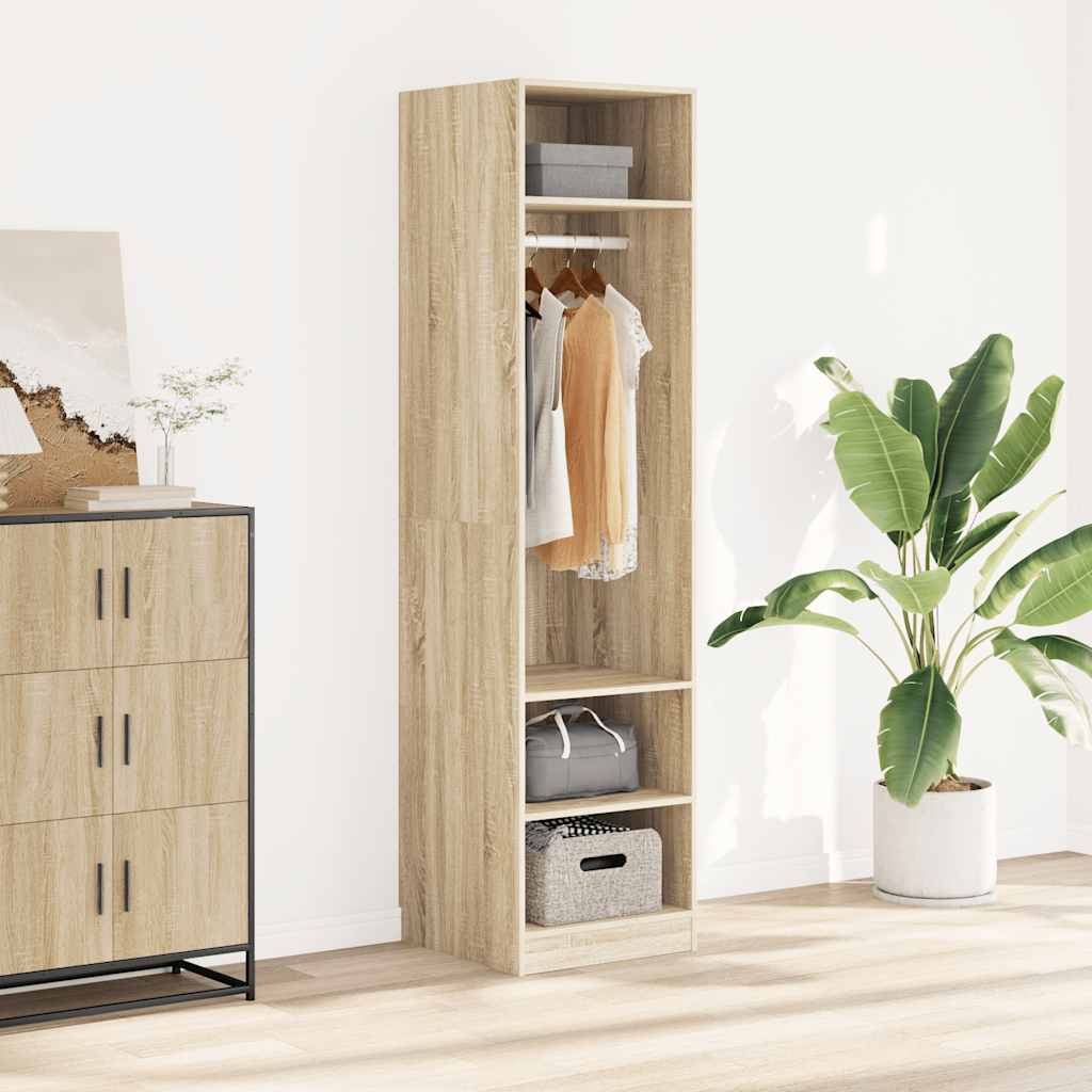 Kleiderschrank Sonoma-Eiche 50x50x200 cm Holzwerkstoff