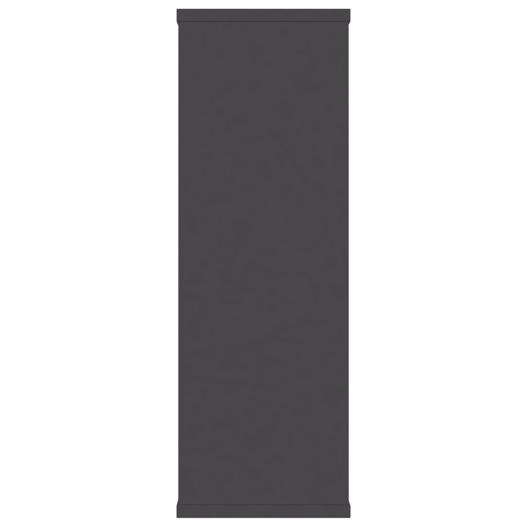 Wandregale Grau 104x20x58,5 cm Holzwerkstoff