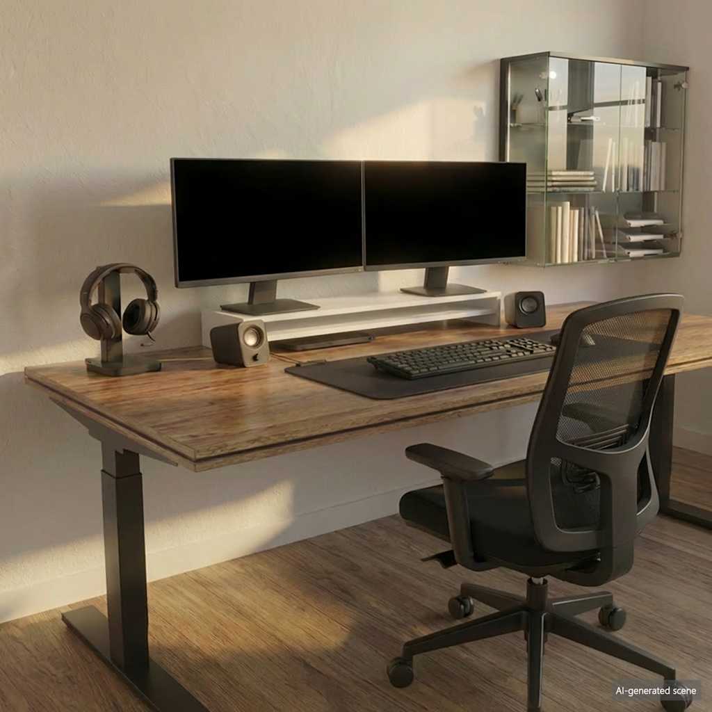 Monitorständer Weiß 100x24x13 cm Holzwerkstoff