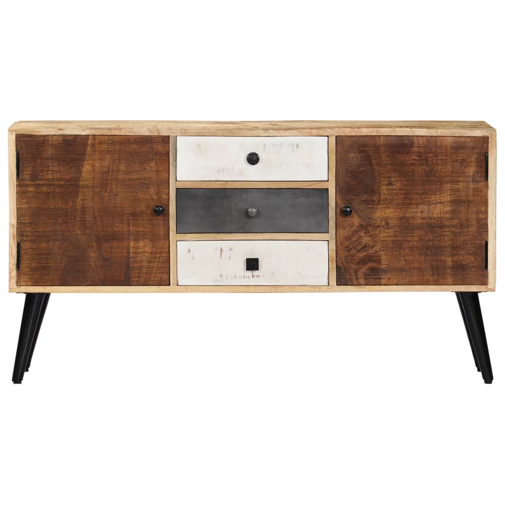 Sideboard 118x30x62 cm Massivholz Mango
