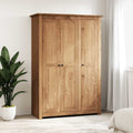 Kleiderschrank 3-Türig 118×50×171,5 cm Kiefer Panama Serie