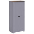 Kleiderschrank Grau 80x50x171,5 cm Kiefernholz Panama