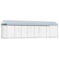 Outdoor-Hundezwinger mit Überdachung 760x190x225 cm