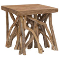 Couchtisch aus Rundholz 40x40x40 cm Massivholz