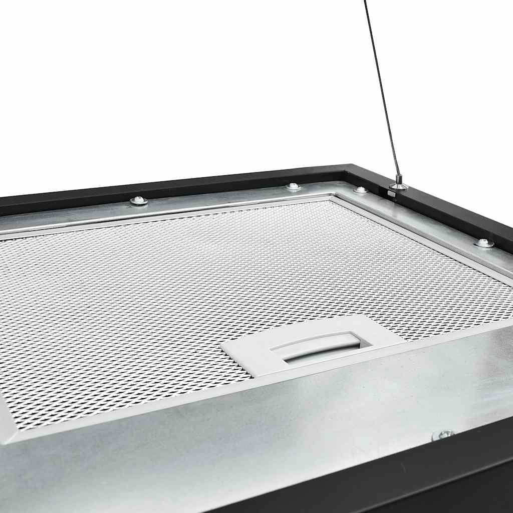 Hängende Inselhaube Touch-Sensor LCD 37 cm Beschichteter Stahl