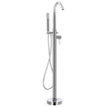 Freistehende Badewannenarmatur Edelstahl 118,5 cm