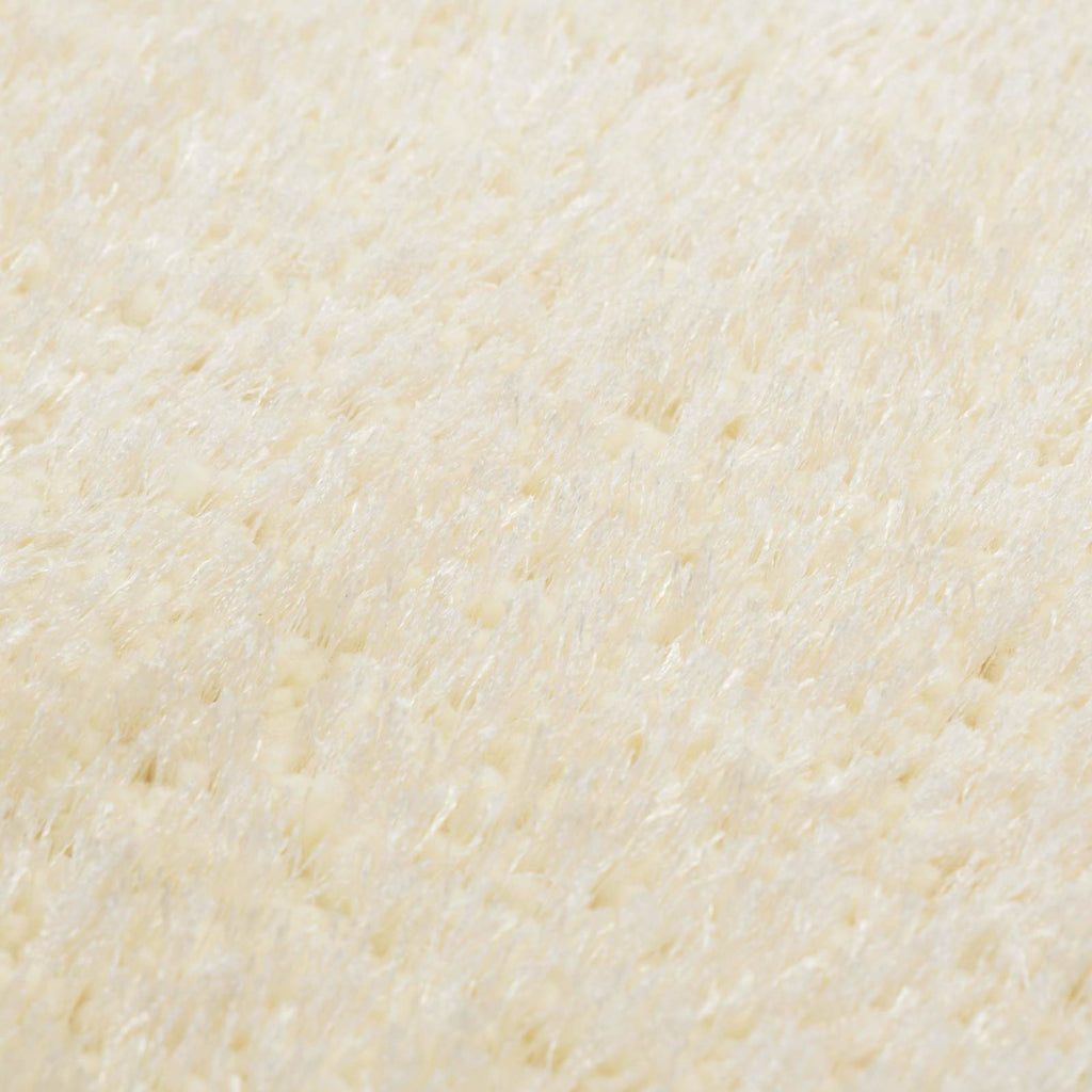 Shaggy Bereichsteppich Creme 120 x 160 cm Polyethylen