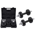 Hantelset 19-tlg. 15 kg Gusseisen
