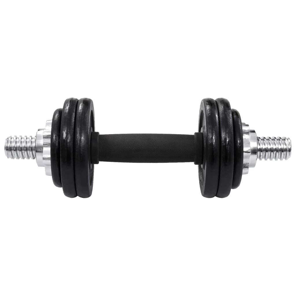 Hantelset 19-tlg. 15 kg Gusseisen