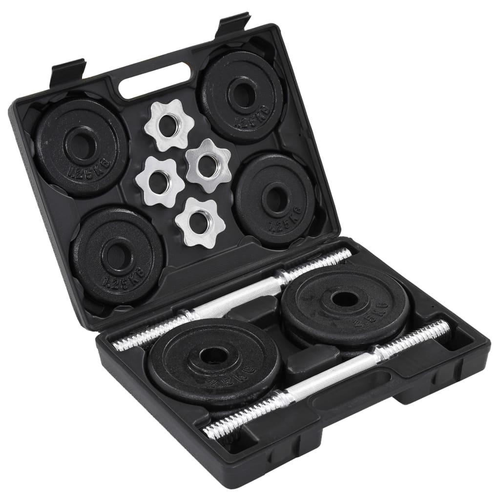Hantelset 15-tlg. 20 kg Gusseisen
