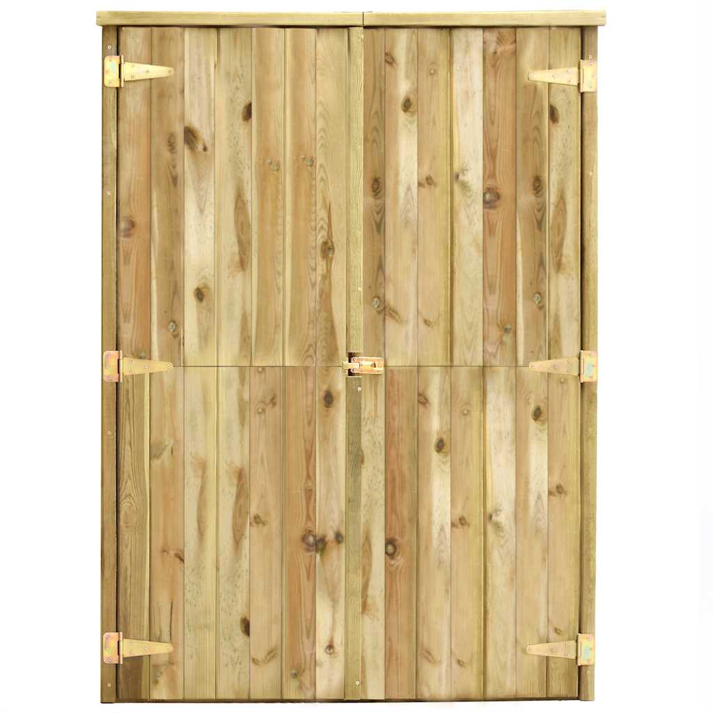 Garten-Geräteschuppen 123x50x171 cm Kiefernholz Imprägniert