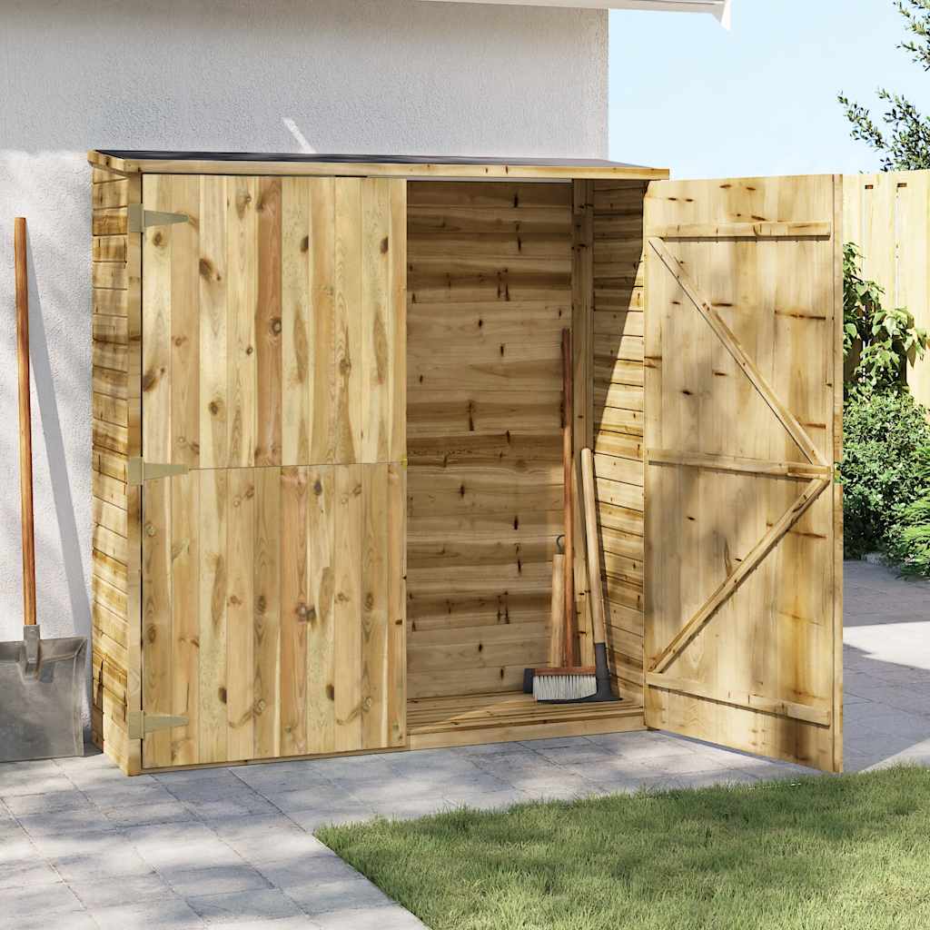 Garten-Geräteschuppen 163x50x171 cm Kiefernholz Imprägniert