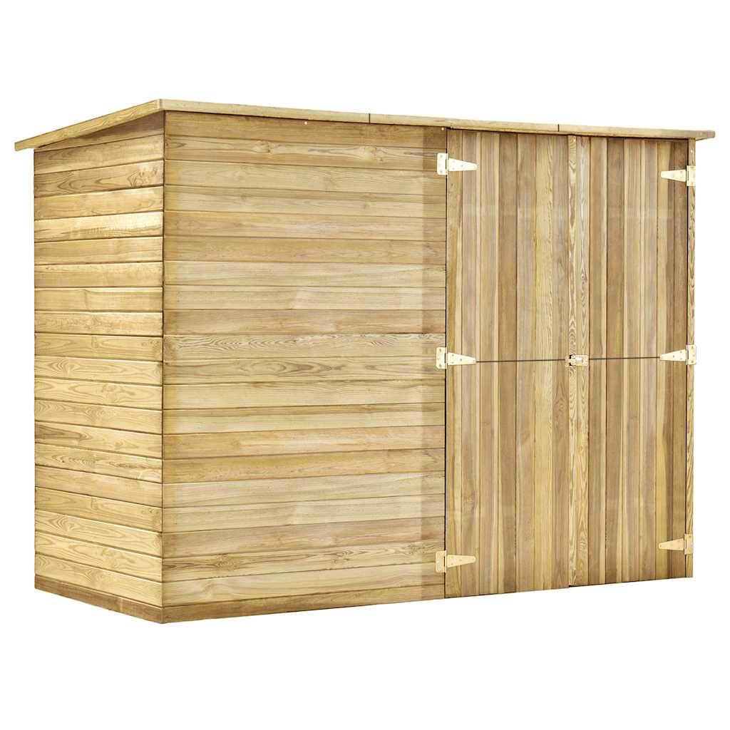 Garten-Gerätehaus 232 x 110 x 170 cm Kiefernholz Imprägniert