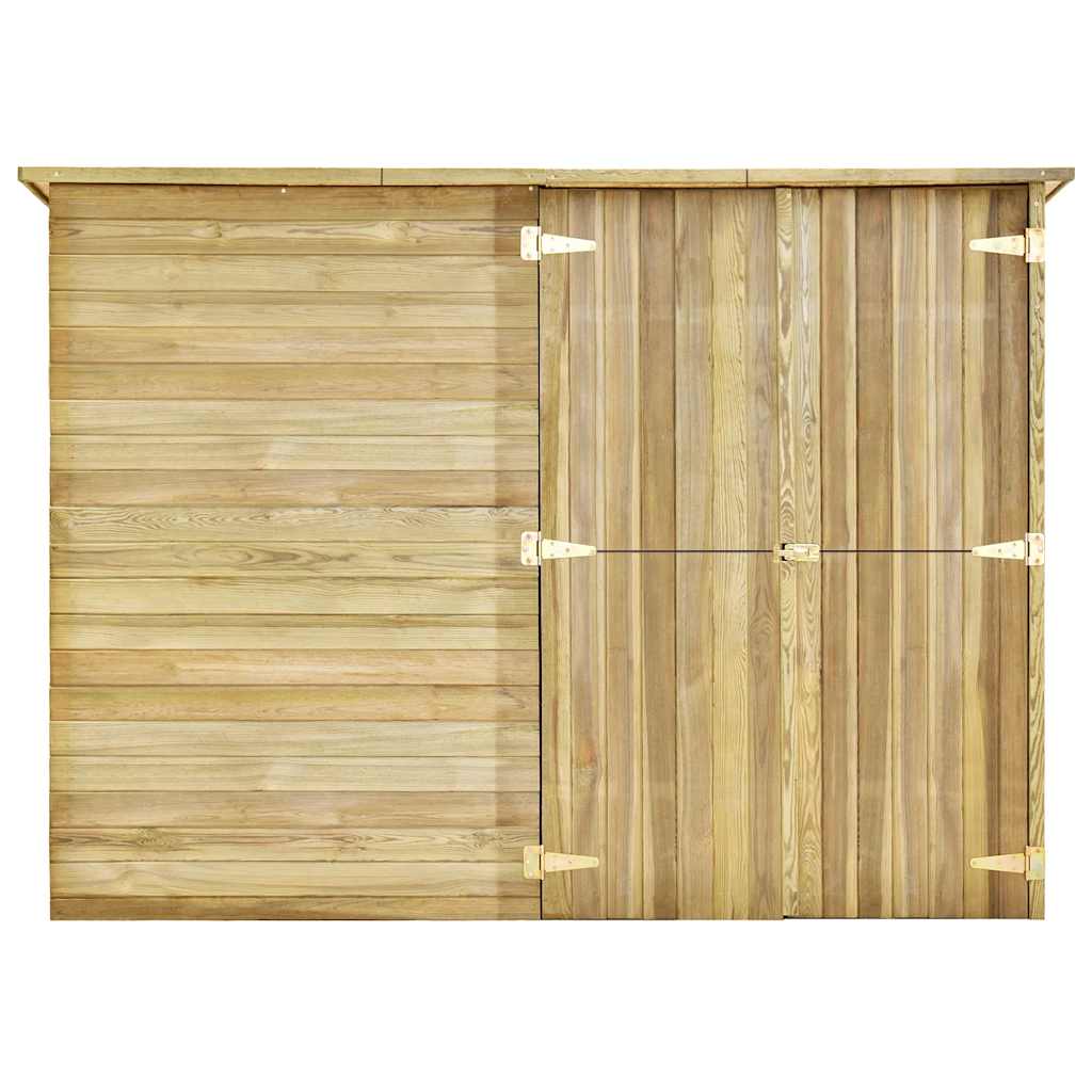 Garten-Gerätehaus 232 x 110 x 170 cm Kiefernholz Imprägniert