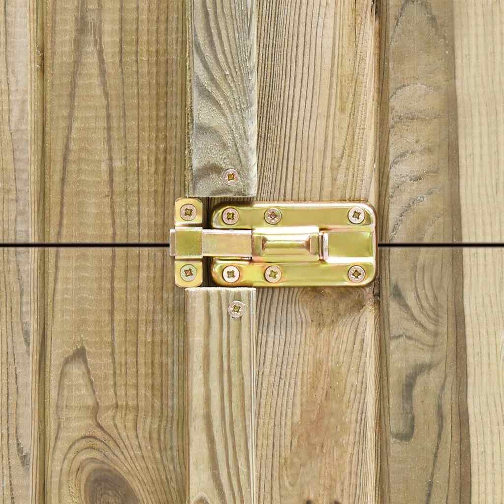 Garten-Gerätehaus 232 x 110 x 170 cm Kiefernholz Imprägniert