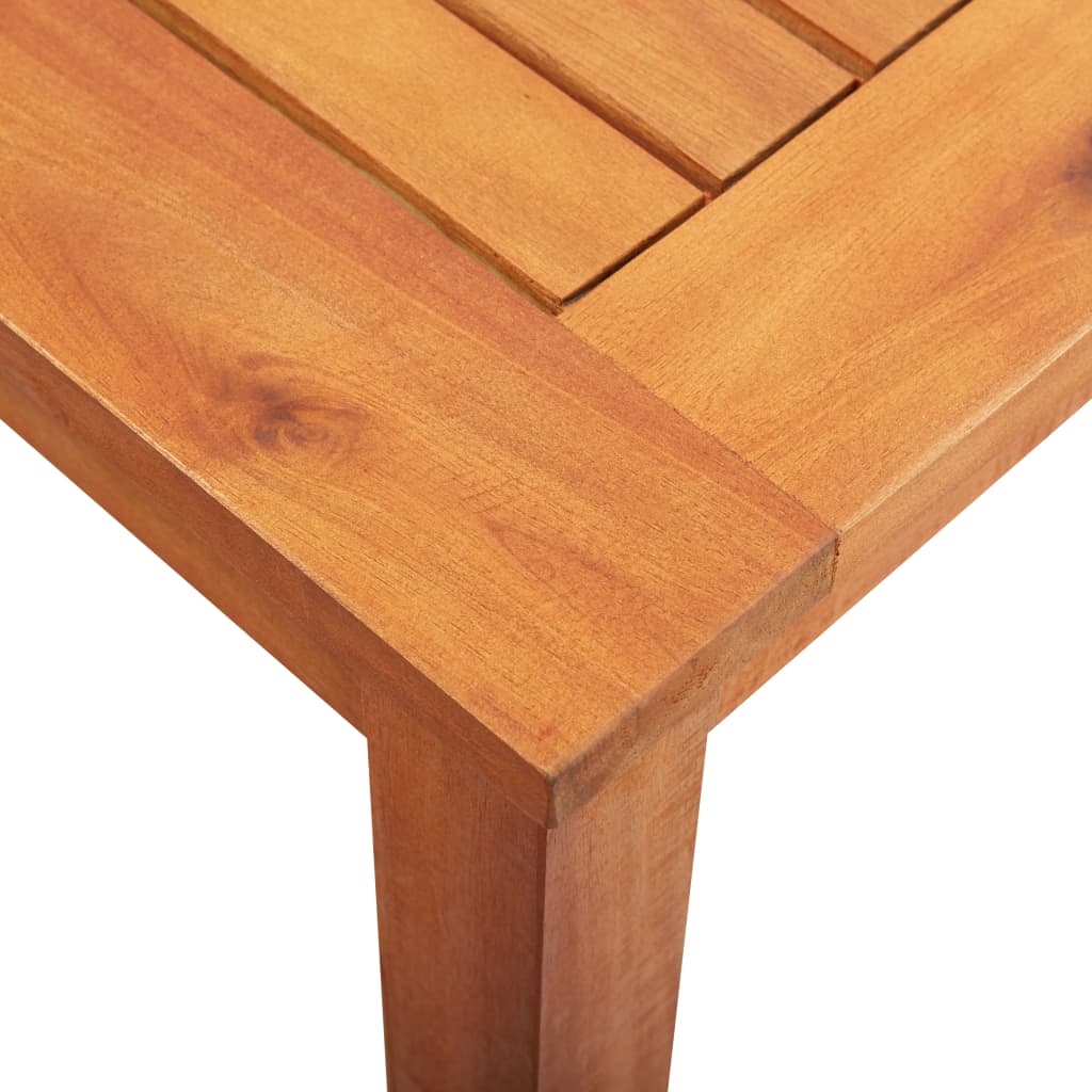 Gartentisch 150x90x74 cm Massivholz Akazie