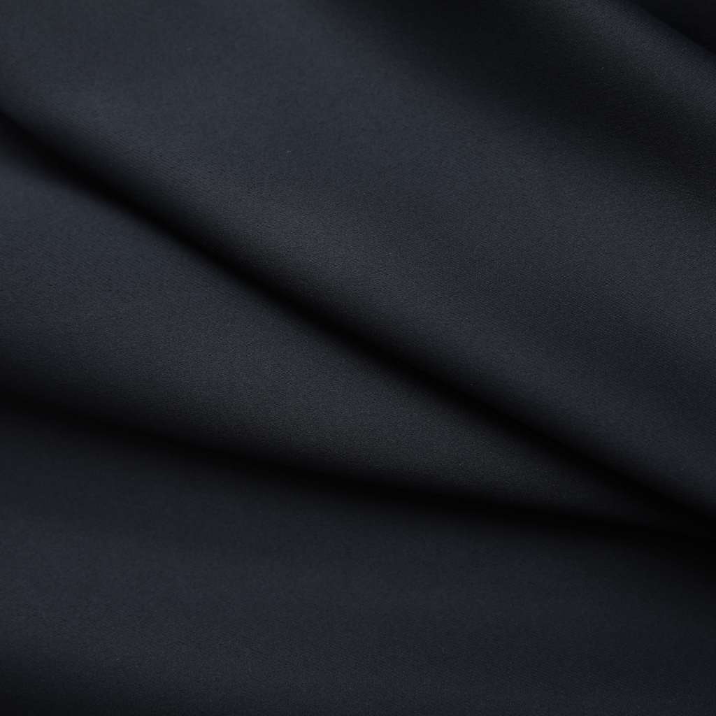 Verdunkelungsvorhang mit Haken Schwarz 290 x 245 cm
