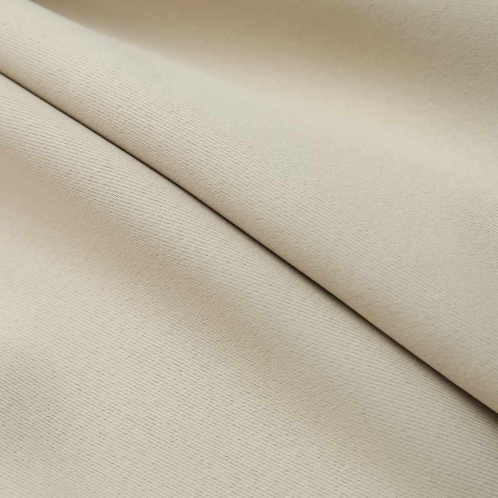 Verdunkelungsvorhänge mit Haken 2 Stk. Beige 140x245cm