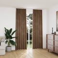 Verdunkelungsvorhänge mit Haken 2 Stk. Samt Beige 140x245 cm