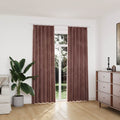 Verdunkelungsvorhänge Haken 2 Stk. Samt Antik-Rosa 140x225cm