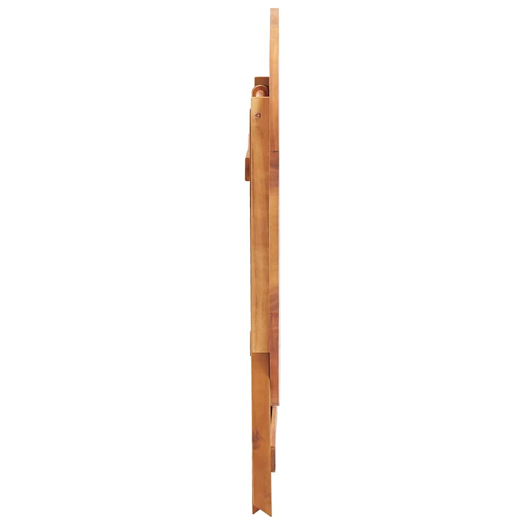 Gartentisch Klappbar 90x75 cm Massivholz Akazie