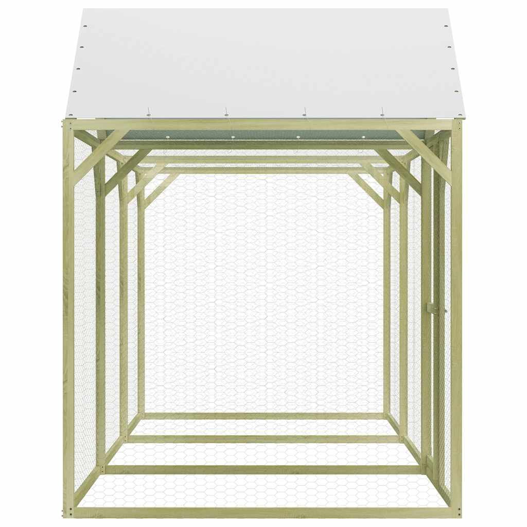 Hühnerkäfig 4,5x1,5x2 m Imprägniertes Kiefernholz