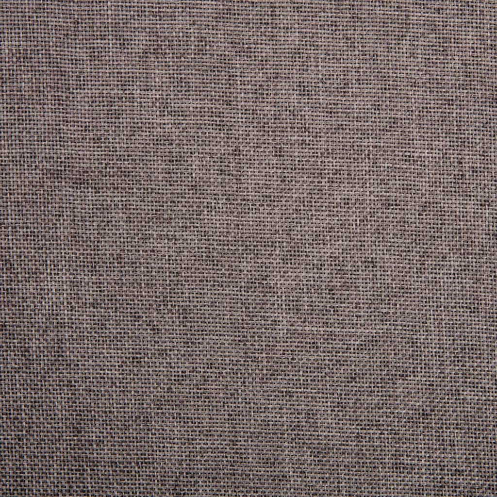 Esszimmerstühle Drehbar 4 Stk. Taupe Stoff