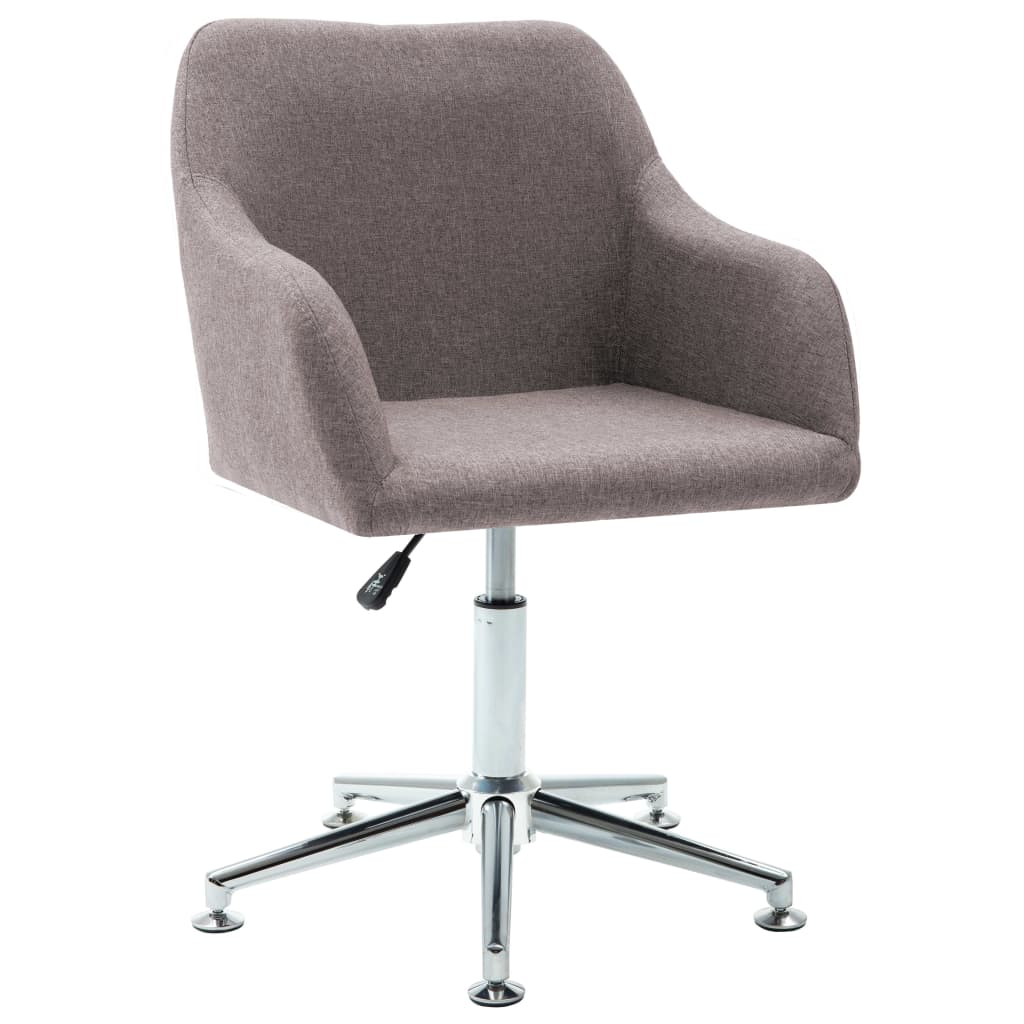 Esszimmerstühle Drehbar 6 Stk. Taupe Stoff
