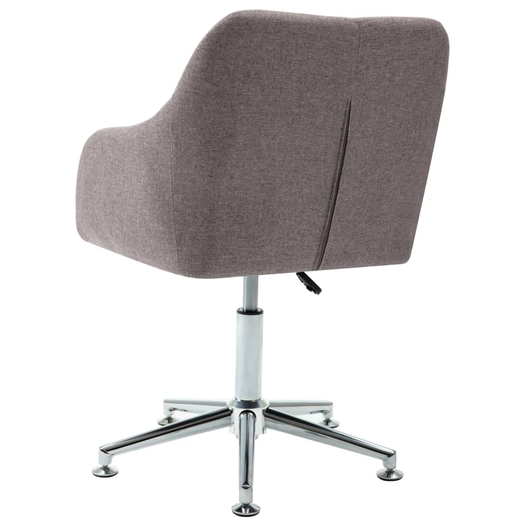 Esszimmerstühle Drehbar 6 Stk. Taupe Stoff