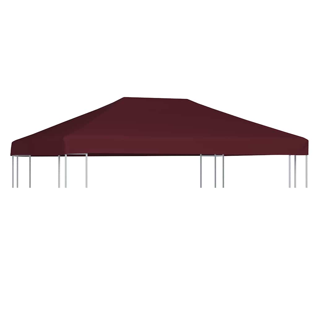 Pavillondach 310 g / m² 3x4 m Weinrot