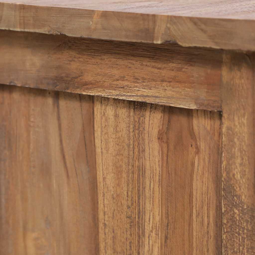 Beistellschrank 60 x 30 x 60 cm Massivholz Teak