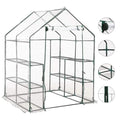 Gewächshaus mit 8 Regalen 143 x 143 x 195 cm