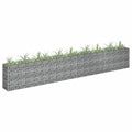 Gabionen-Hochbeet Verzinkter Stahl 360×30×60 cm