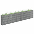 Gabionen-Hochbeet Verzinkter Stahl 360×30×90 cm