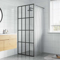 Duschwand für Walk-in Dusche Klares Sicherheitsglas 90x195 cm