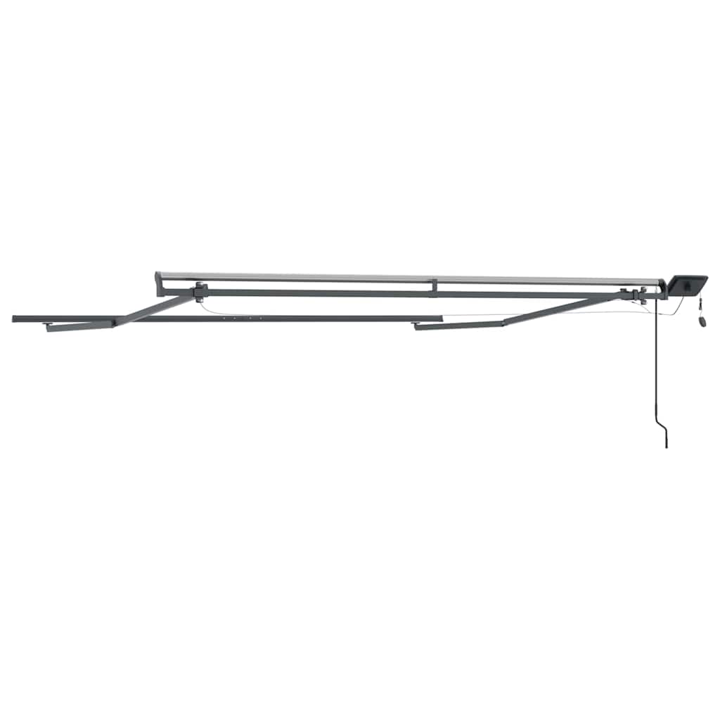 Markisenrahmen mit Anthrazit 3,5 x 2,5 m Aluminium