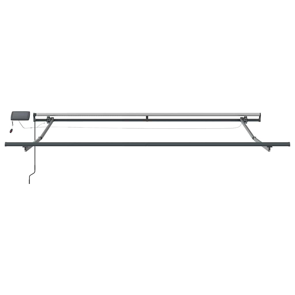 Markisenrahmen mit Anthrazit 3,5 x 2,5 m Aluminium