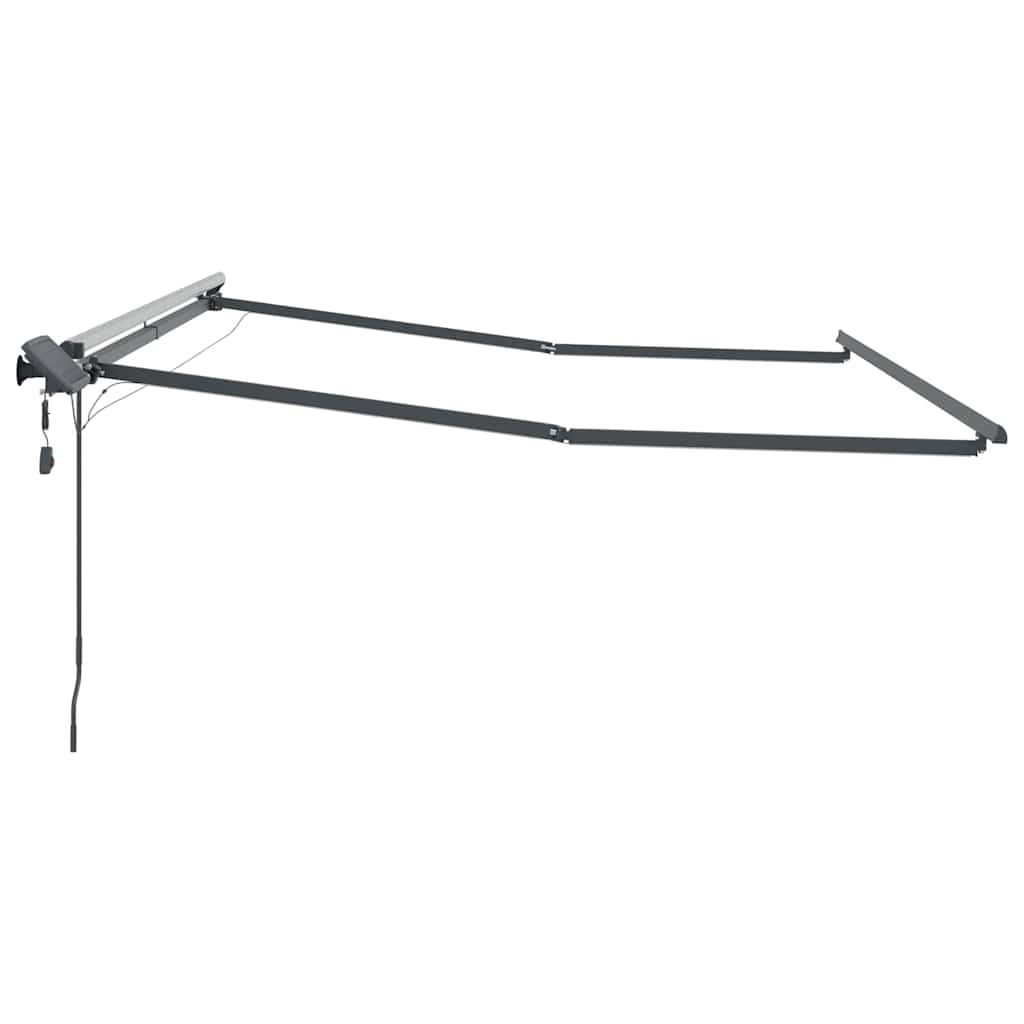Markisenrahmen mit Anthrazit 3,5 x 2,5 m Aluminium