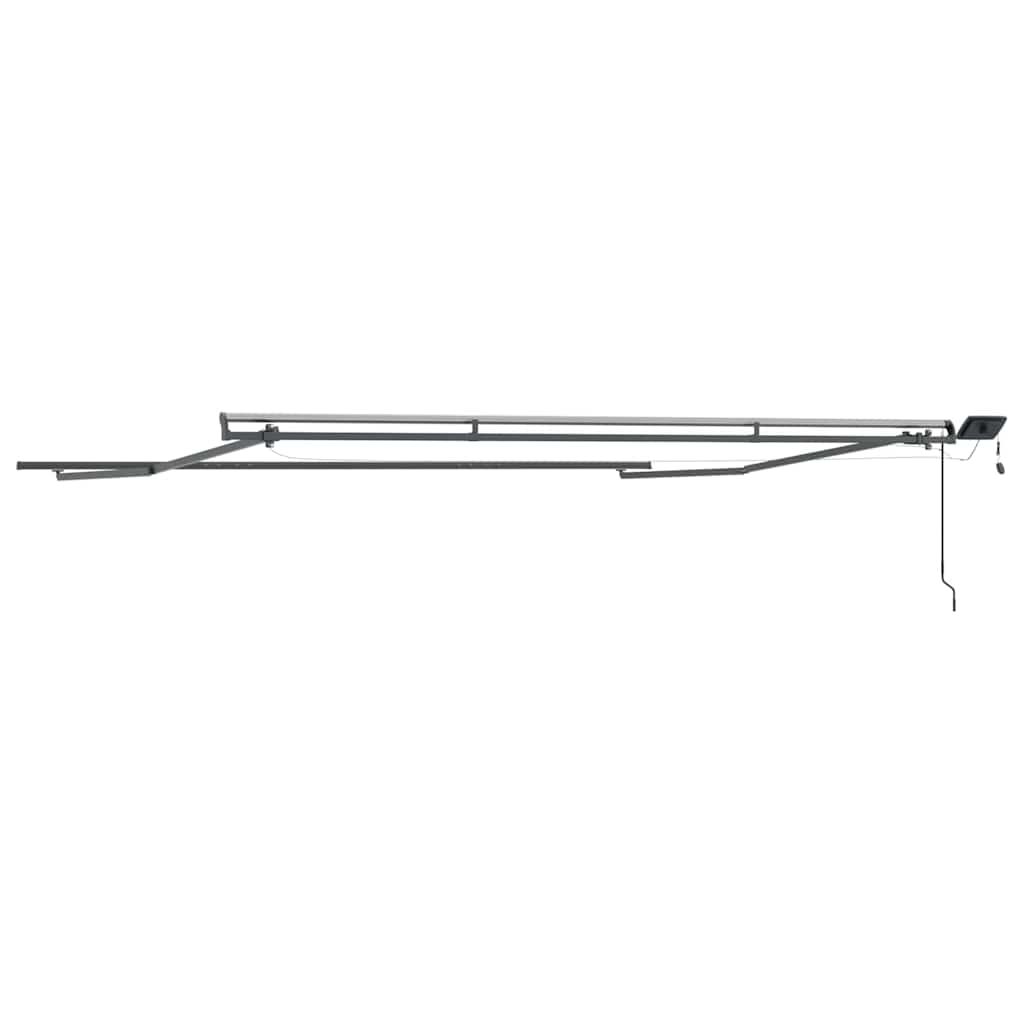 Markisenrahmen Anthrazit 4,5 x 2,5 m Aluminium