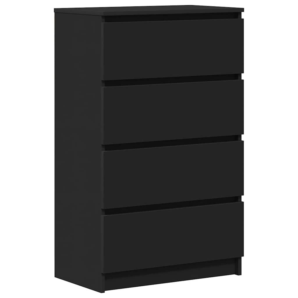 Sideboard Schwarz 60x35x98,5 cm Holzwerkstoff