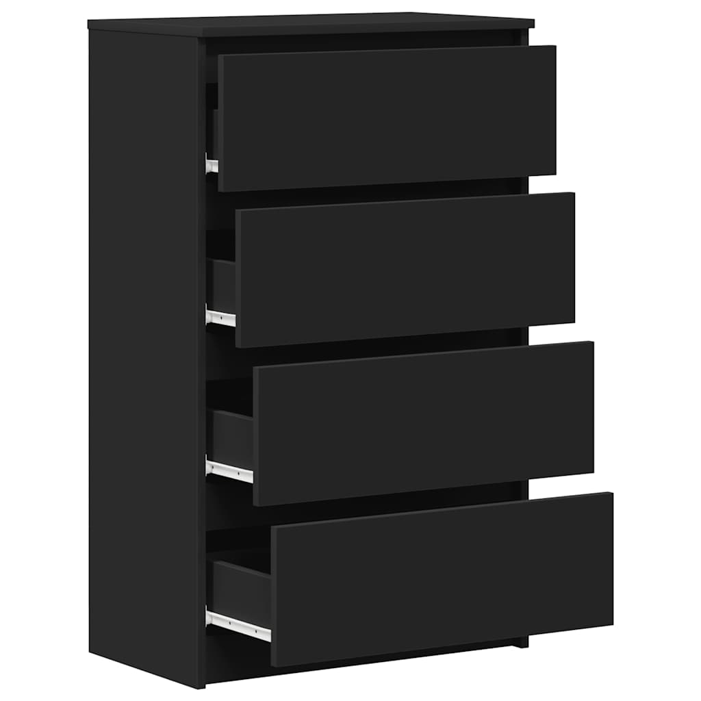 Sideboard Schwarz 60x35x98,5 cm Holzwerkstoff