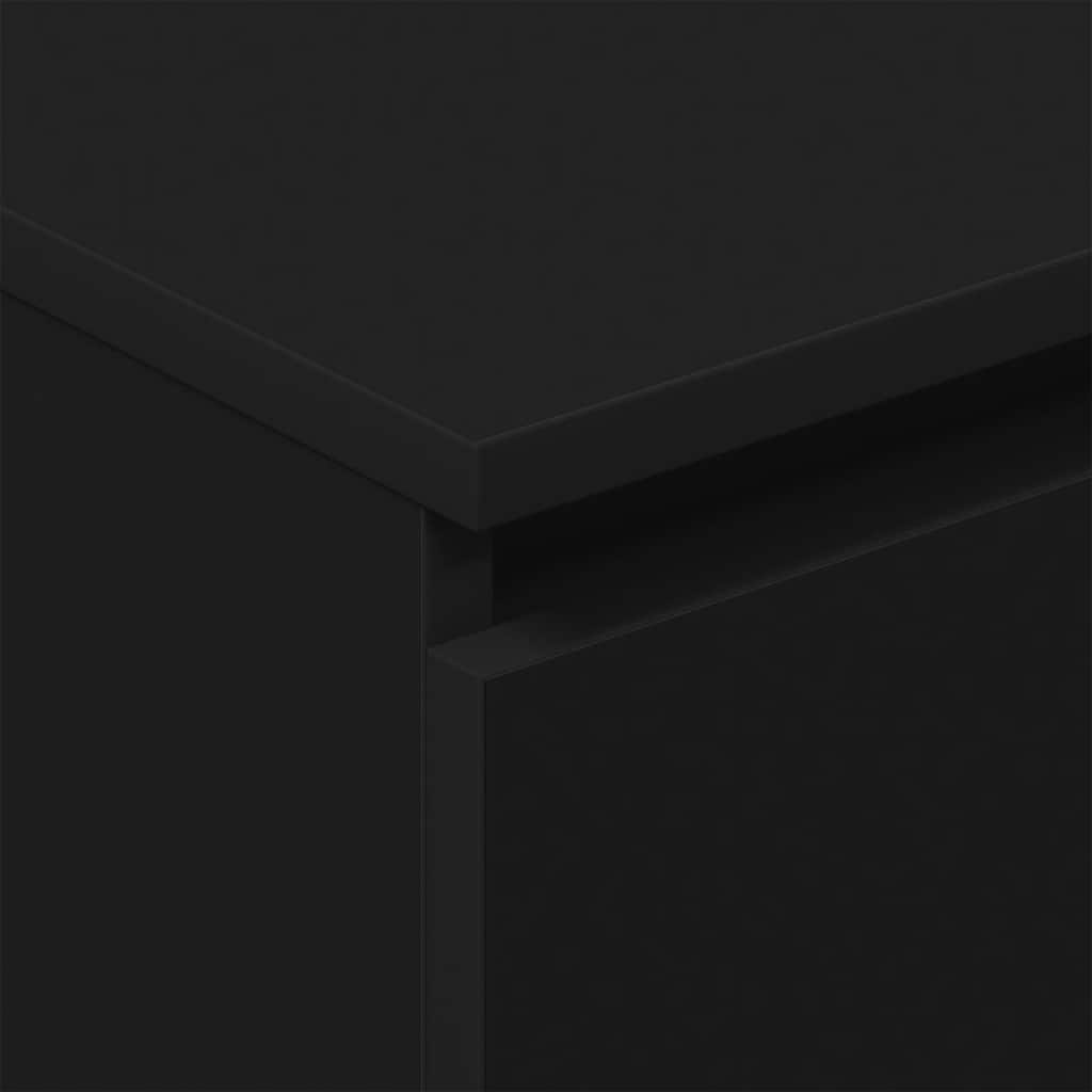 Sideboard Schwarz 60x35x98,5 cm Holzwerkstoff