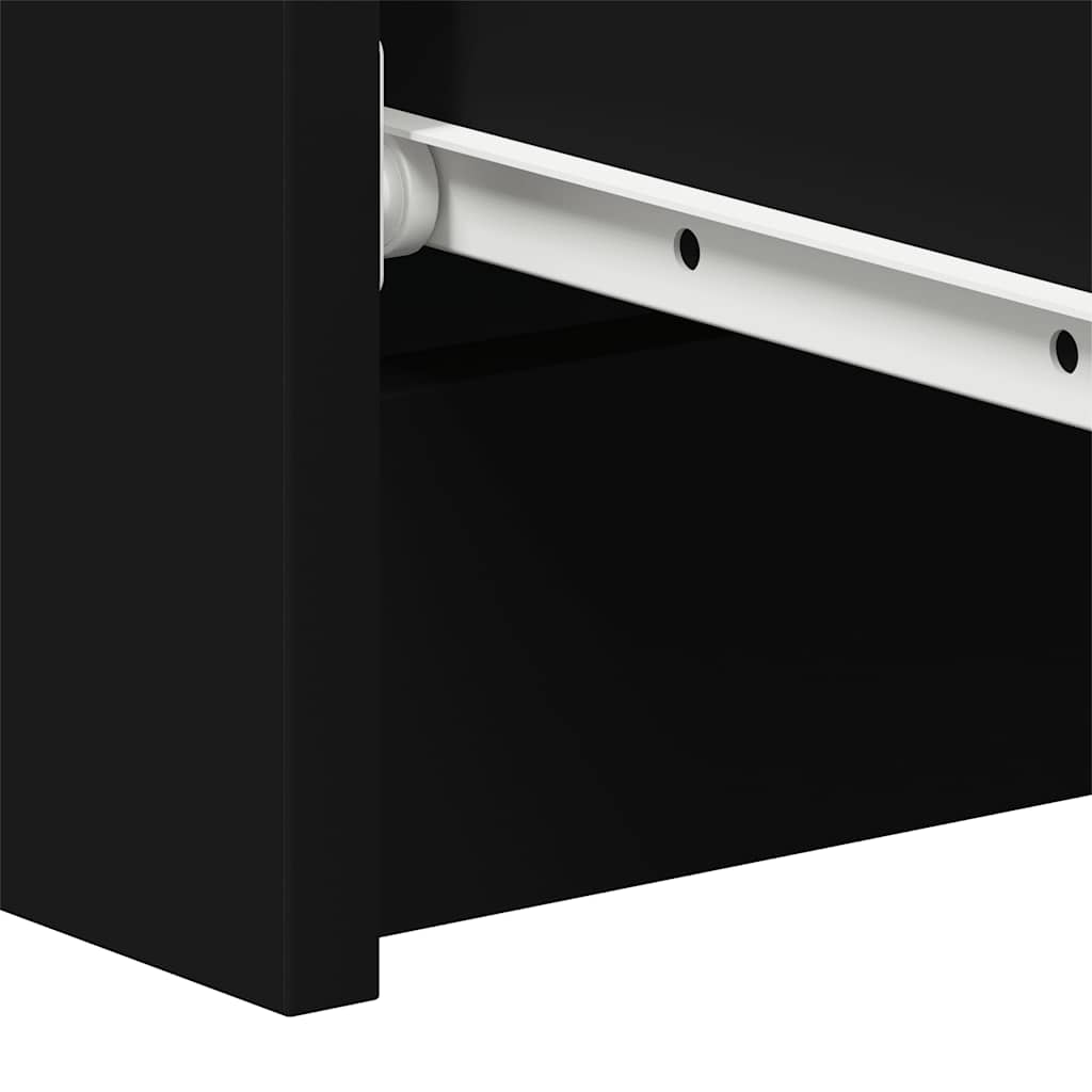 Sideboard Schwarz 60x35x98,5 cm Holzwerkstoff