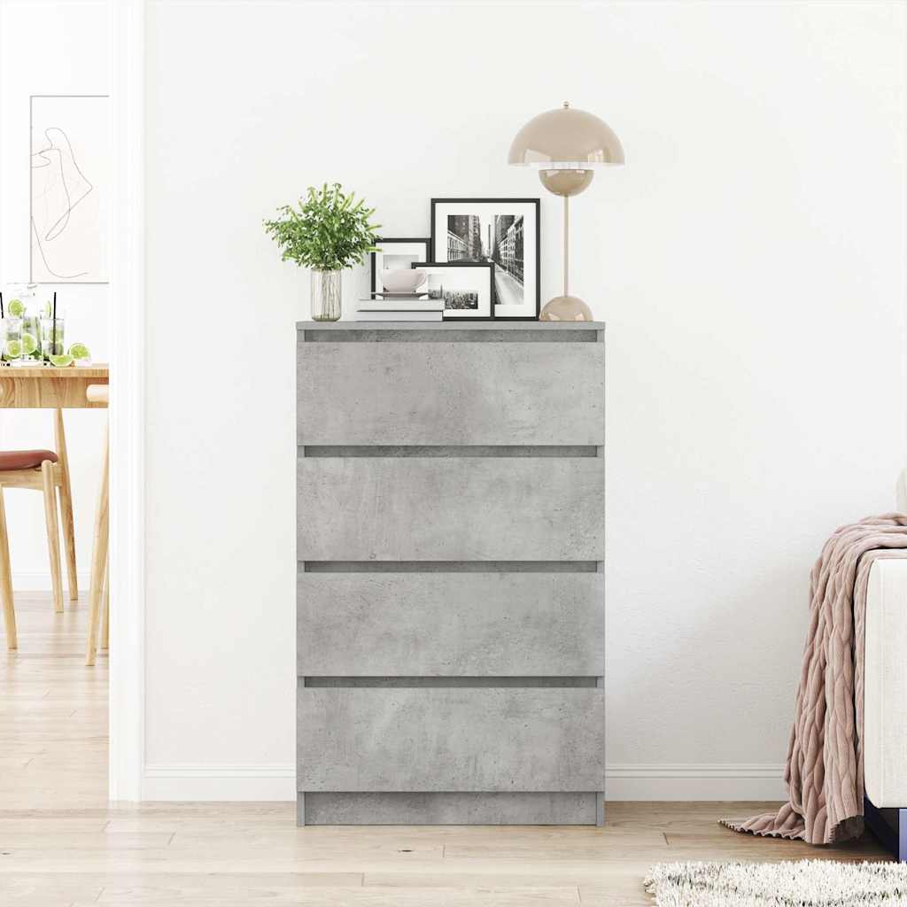 Sideboard Betongrau 60x35x98,5 cm Holzwerkstoff