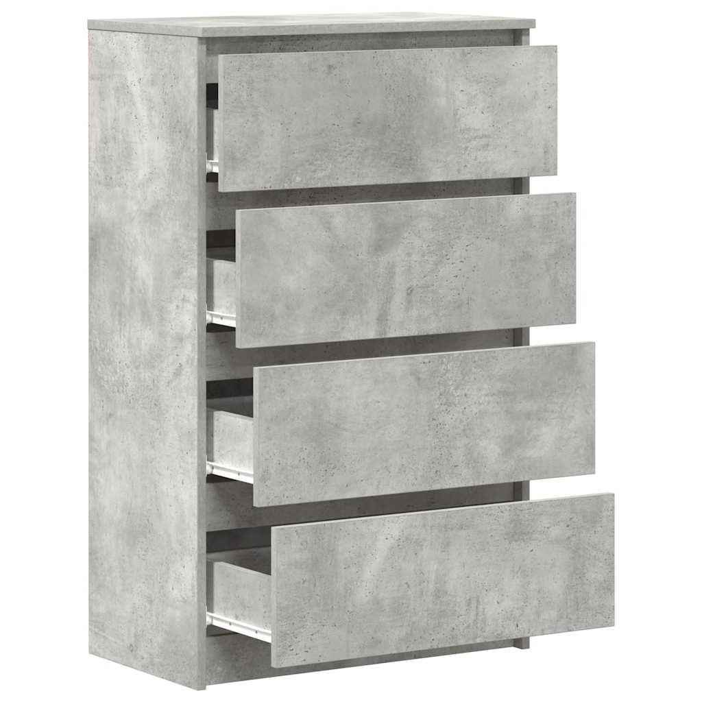 Sideboard Betongrau 60x35x98,5 cm Holzwerkstoff